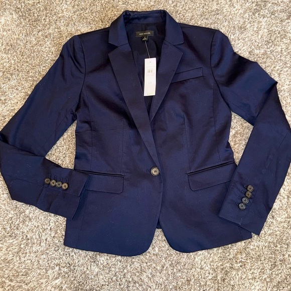 Ann Taylor One Button Blazer Women's Size 00 - Picture 1 of 6